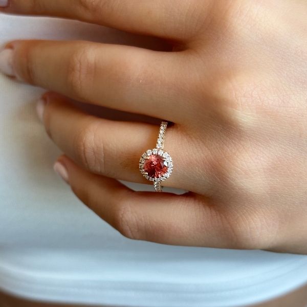 red sapphire diamond ring